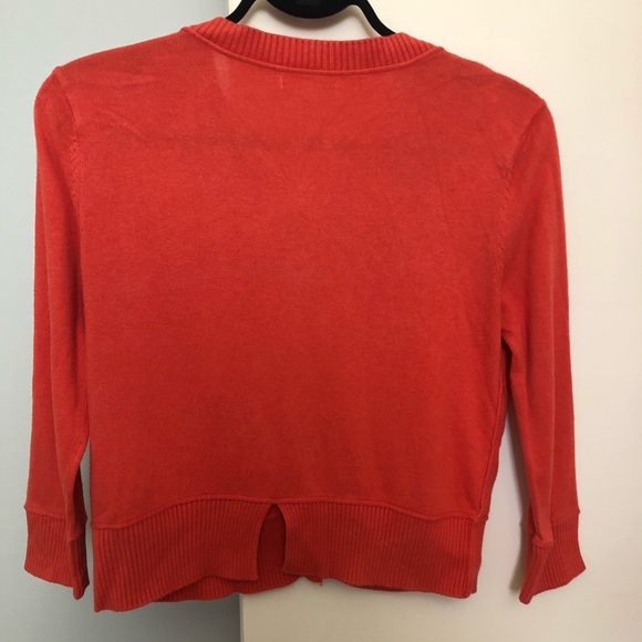 New York & Company Orange Cardigan - Picture 3 of 3